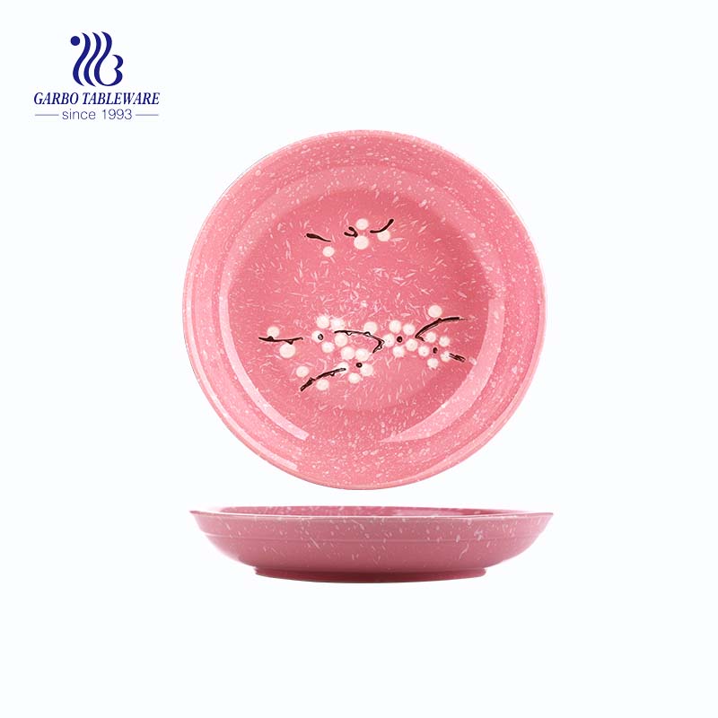 Wintersweet series stoneware dinnerware hand-painted rice bowl for wholesale