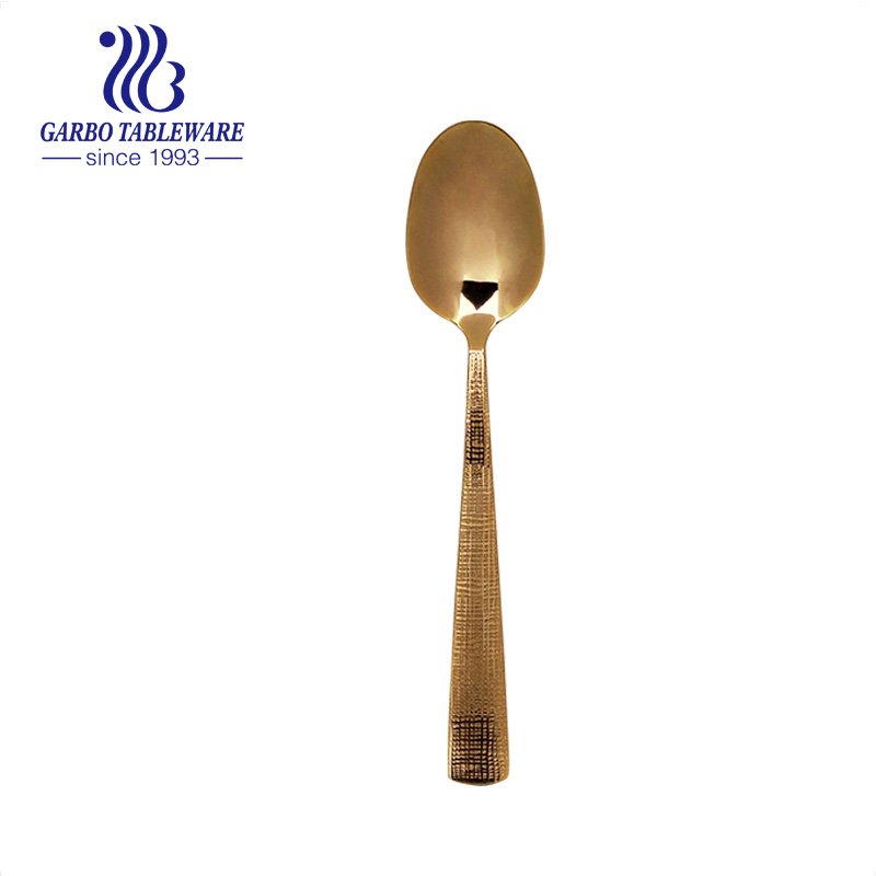 New flower design decal ceramic handle stainless steel coffee spoon for wedding