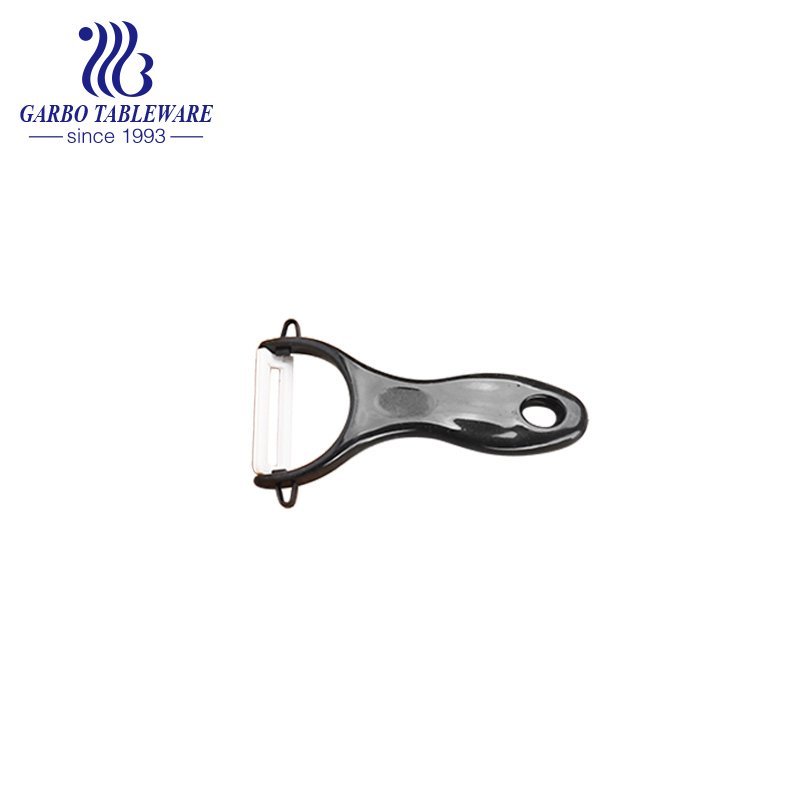 Stainless Steel Classical Vegetable Peeler with non slip silicone handle and a swivel blade