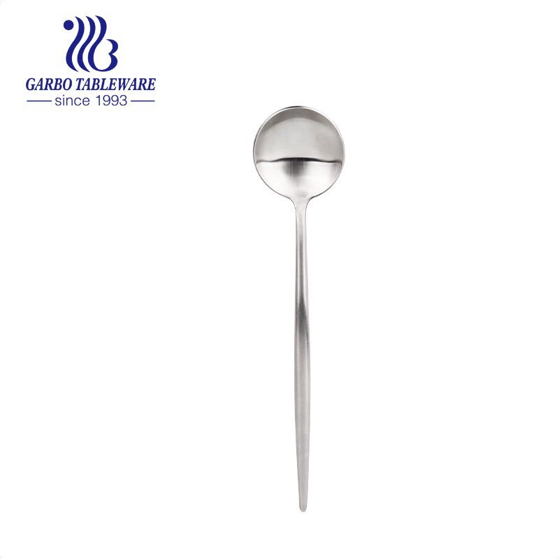 Metal gold plating cutlery 410 stainless steel coffee dinner spoon