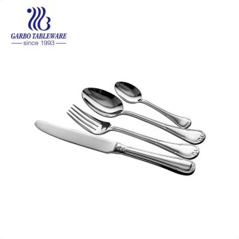 Luxury 4-Piece 18/10 Stainless Steel Cutlery Set For Hotel Home Serving Utensil Set 