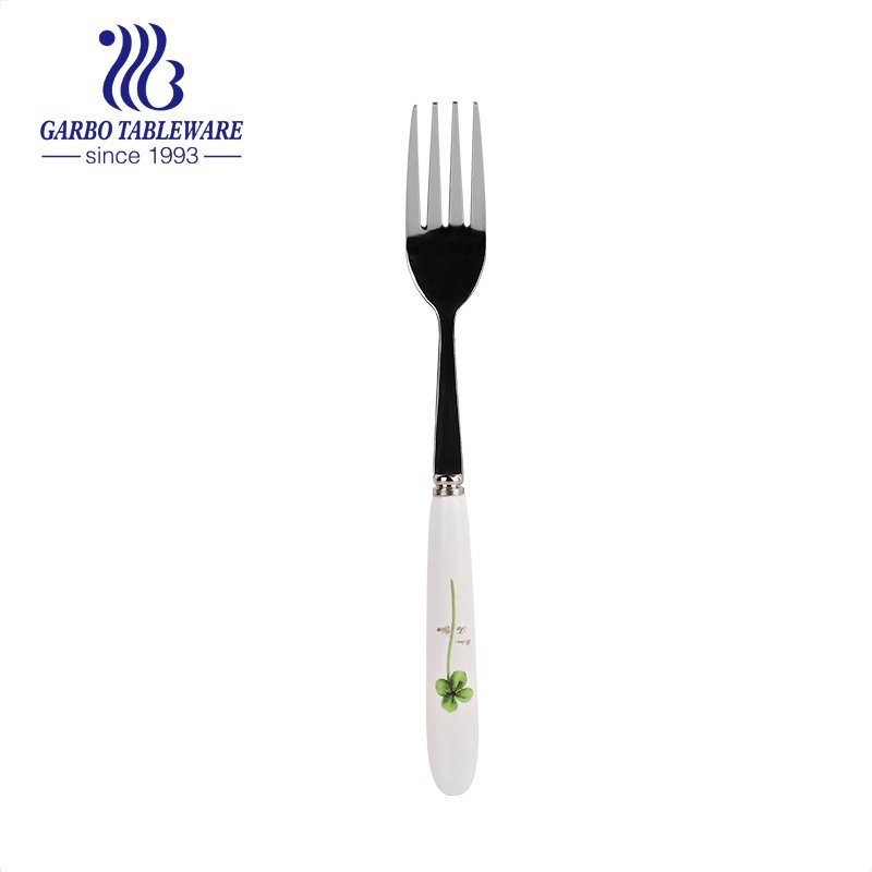 Dessert fork set modern silverware mirror polished stainless steel flatware for restaurant home