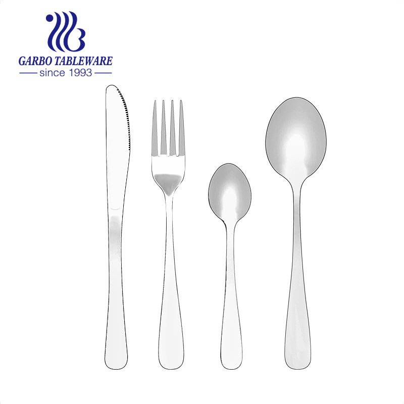 Best Selling 304 Stainless Steel Flatware Hotel Serving Set with 5PCS Utensils