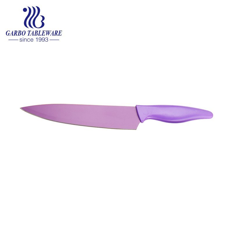 China Factory Wholesale Superior Quality Vegetable Knife Customized Package 6PCS Sharp Cutting Edge Safe Efficient Use PP Handle Kitchen Knife Set