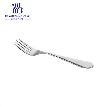 High quality stainless steel 18/8 dinner fork polished smooth meal silverware for restaurant