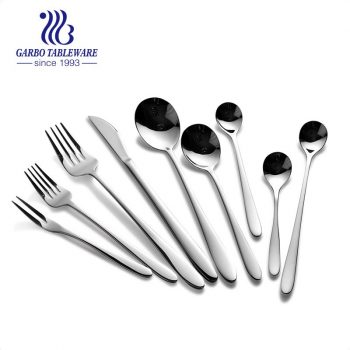 Garbobasics 9-piece flatware cutlery set 18/10 stainless steel tableware set for dinner