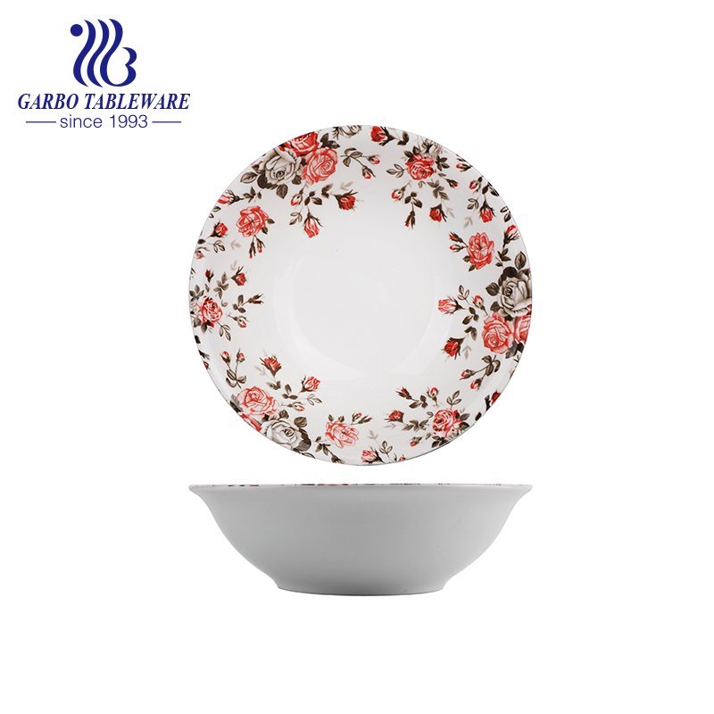 Wholesale custom printing cheap ceramic tableware 12.6inch rectangle porcelain fish plate