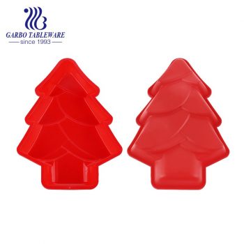 best selling unque shape silicone pan cake nonstick molds for baking with Christmas shape