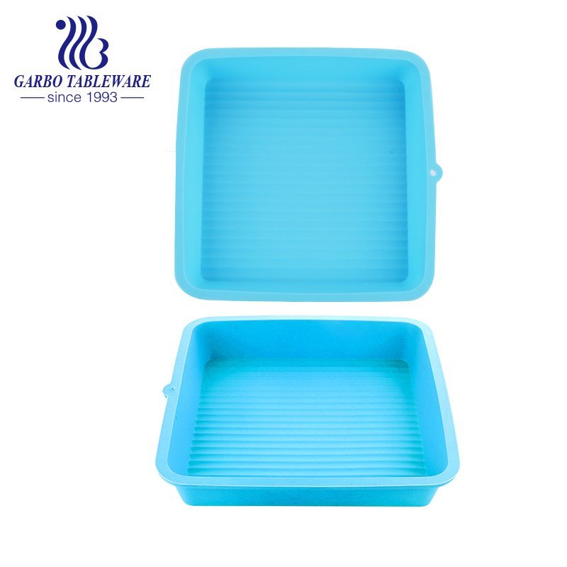 Factory Price Square Silicone Baking Molds, European Grade Fluted Round Cake Pan, Non-Stick Cake Pan for Jello,Buntcake