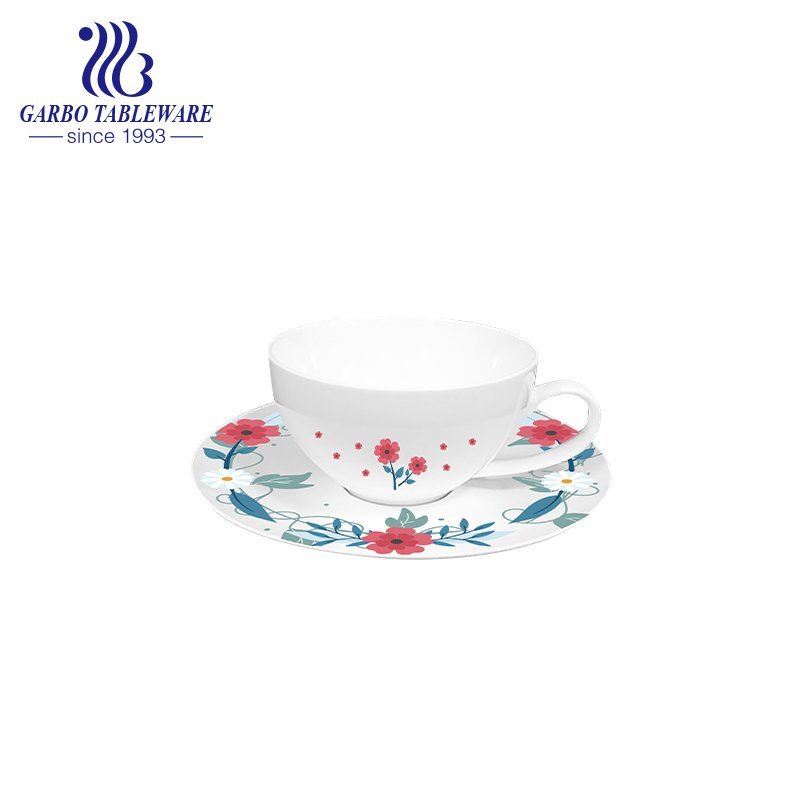 fashion black and white check design cups and saucer high tea set