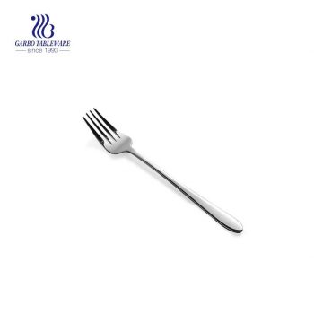 Premium quality 18/8 stainless steel dessert forks restaurant silver mirror polished fruit salad fork elegant tableware