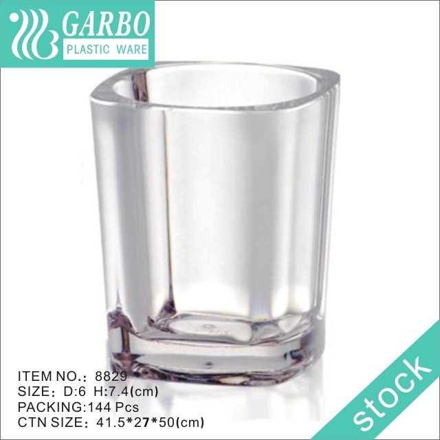 unbreakable Plastic shot glass 13cl polycarbonate liquor cup