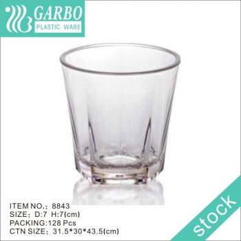 Barware reusable 5oz polycarbonate plastic shot glasses set