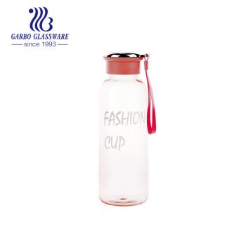 wholesale durable safe pink plastic water drinking bottle for outdoor sports