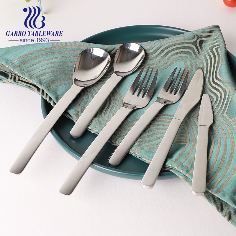 Walmart Special Stainless Steel Cutlery Set 18/8 SS Classic Metal Flatware Set Easy Handling