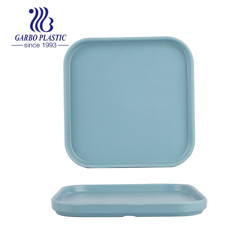 Big size simple round plastic serving trays durable for pie, salad, fruit and meal, perfect for any indoor and outdoor events