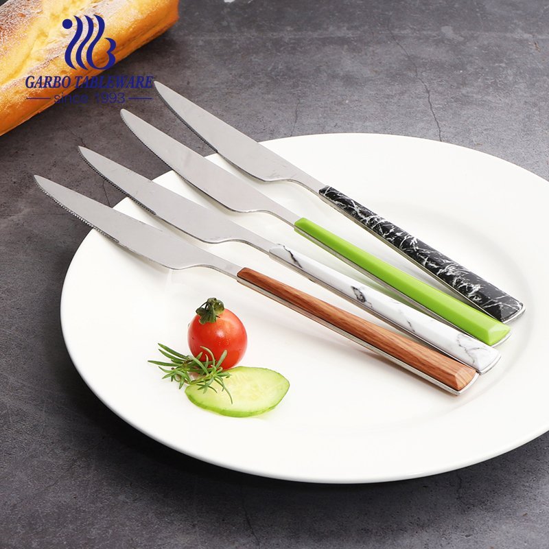 Dishwasher Safe Food Grade Stainless Steel Dinner Knife with ABS handle for Home Restaurant