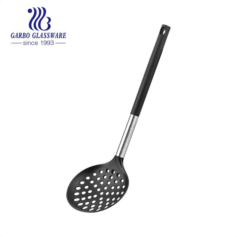 Nylon Pasta Spoon Fork Spaghetti Server Utensil Silicone Noodle Grabber Stainless Steel Inner Core