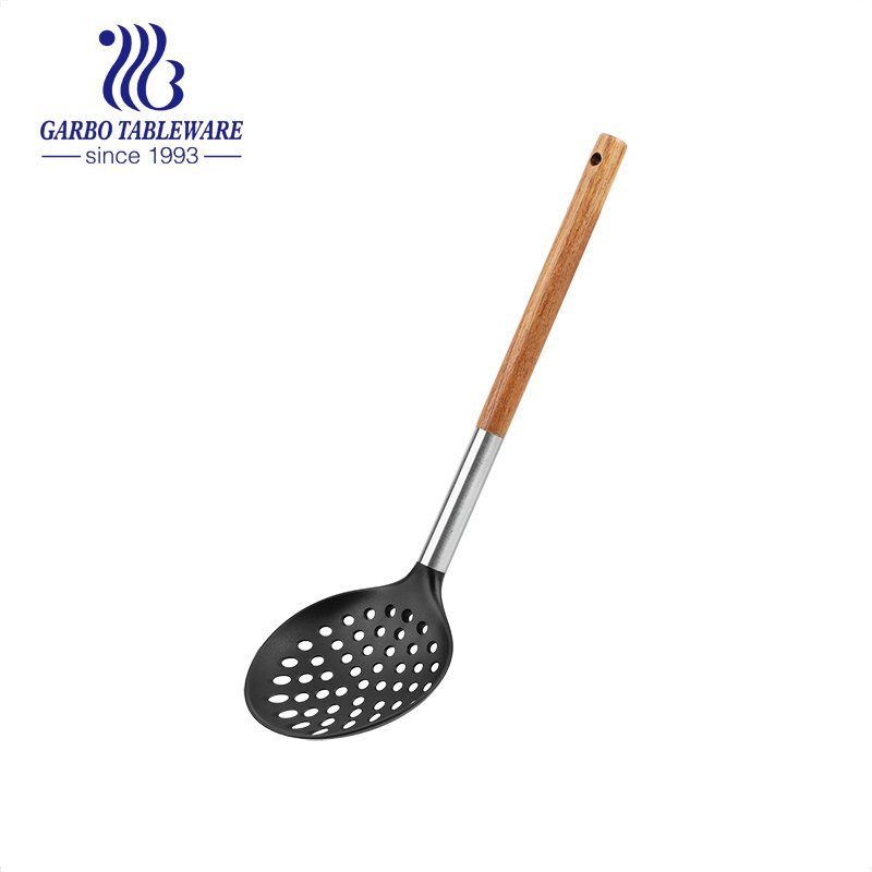 Heat Resistant Soup Ladle Spoon with Comfortable Grip Cooking and Serving Spoon for Soup, Chili, Gravy, Salad Dressing