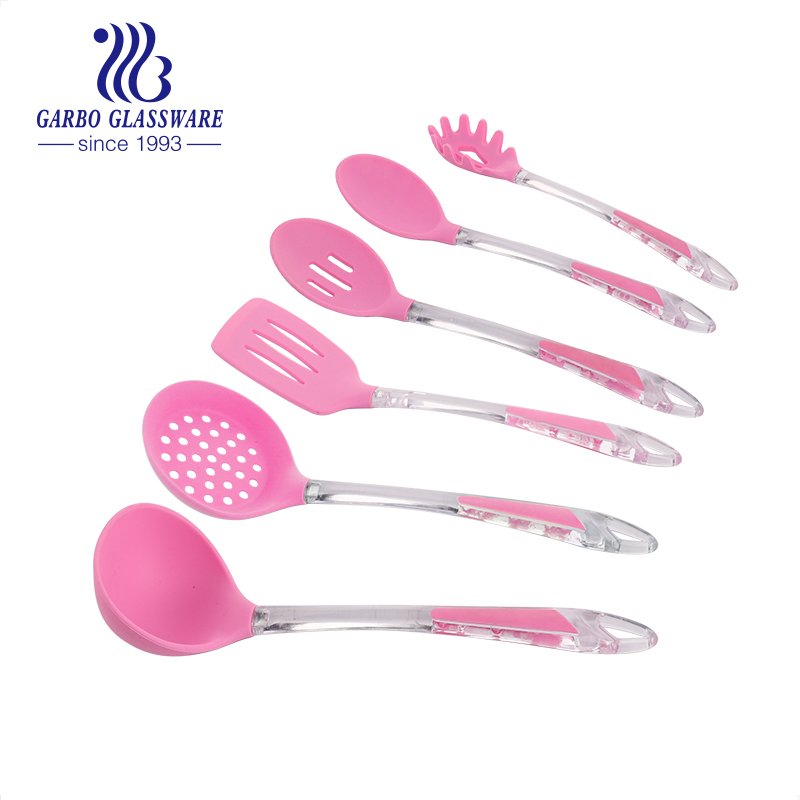 Silicone Turner Spatula Set Heat Resistant Stainless Steel Kitchen Solid Turner, Slotted Spatula and Fish Spatula Utensils for Cooking