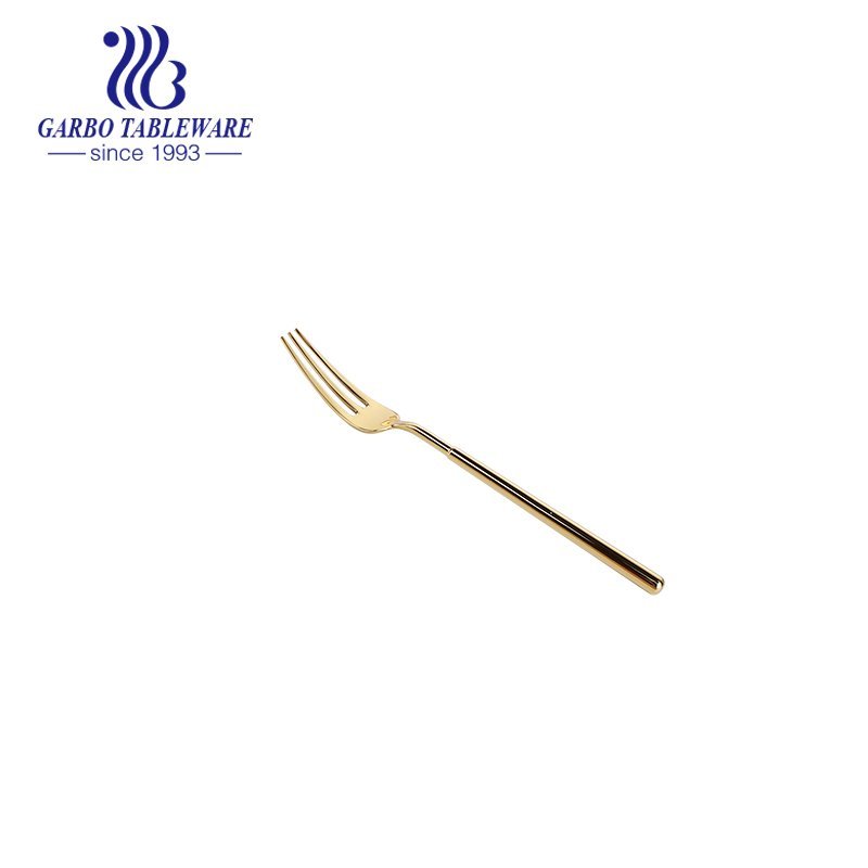 Top-quality stocked golden coffee fork fruit cake forks for party use