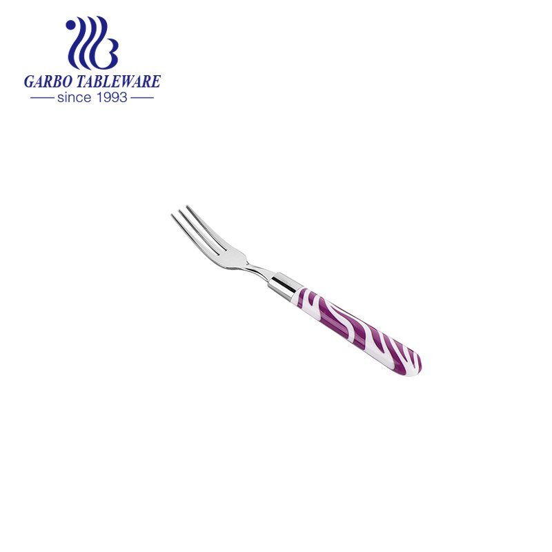 6 inches Top-quality classy luxury golden 304SS fruit fork for dessert fruits