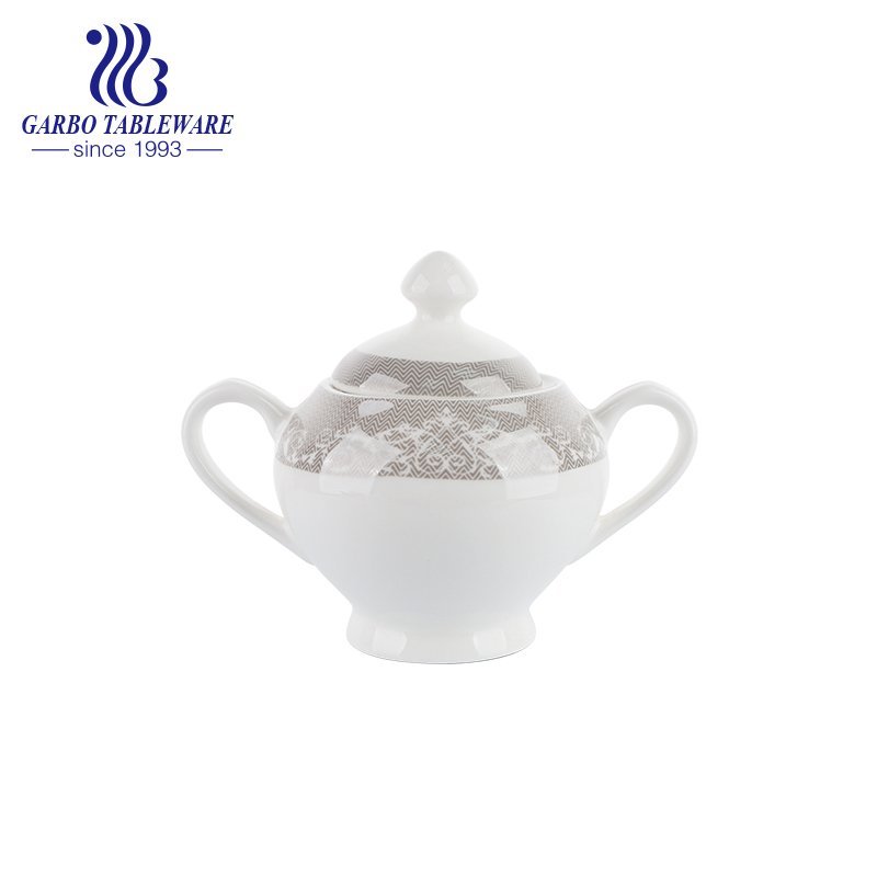 New bone china vintage teapot with lid custom restaurant dinnerware