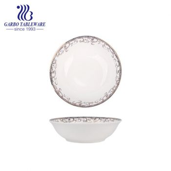 320ml New bone china bowl with customizable decoration for wholesale