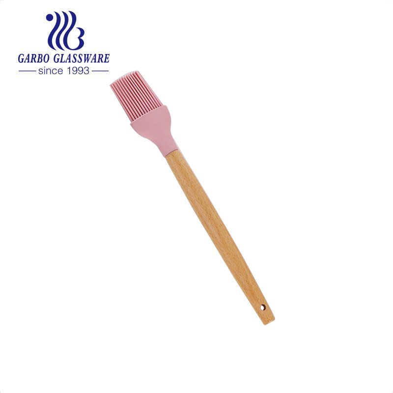 Pink color whisk with bamboo handle Wire Whisk Perfect for Blending, Whisking, Beating and Stirring, BPA Free, Dishwasher Safe