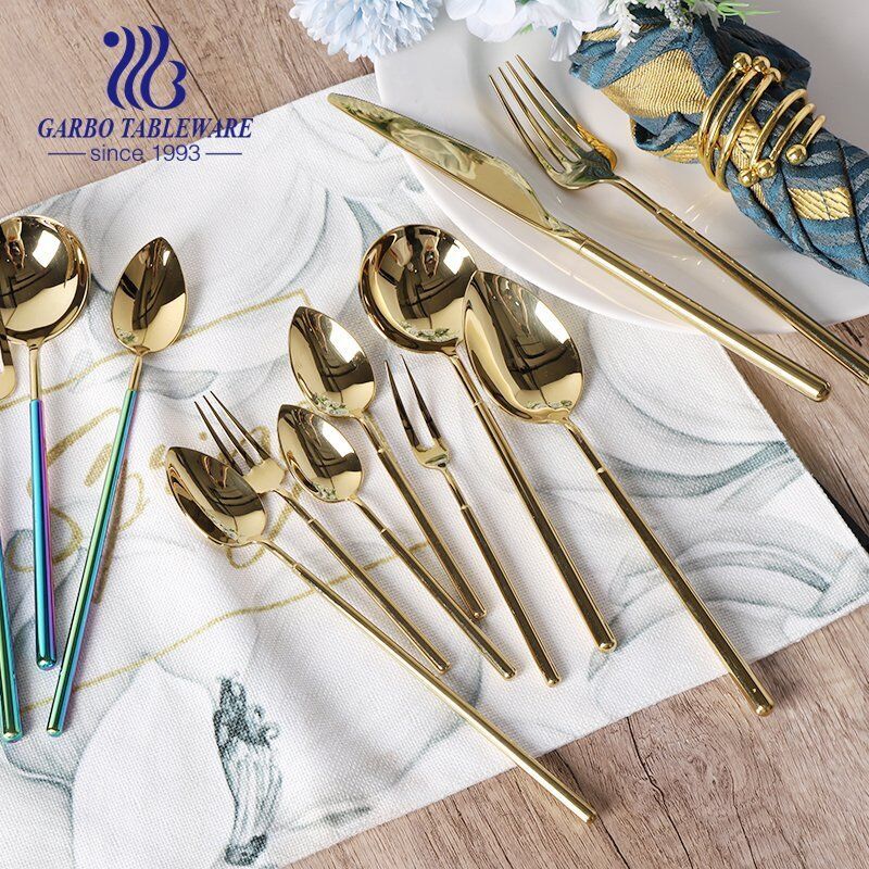 Garbo New Arrived Food Grade 304 Stainless Steel Flatware Set Durable High-End Cutlery For Wholesale