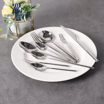 Garbo New Arrived Food Grade 304 Stainless Steel Flatware Set Durable High-End Cutlery For Wholesale