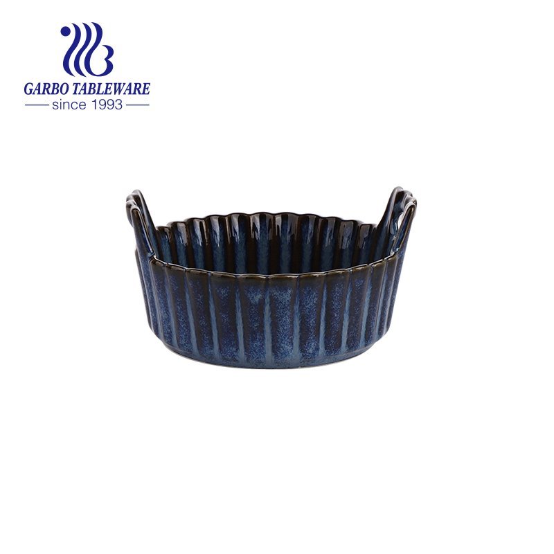 950ml pocerlain noodle bowl with glazed color for using at home