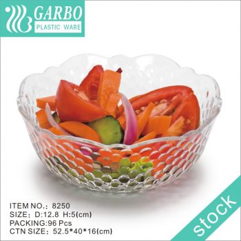 Wholesale high-quality single-use non-toxic plastic dessert mixing salad fruit bowl for table