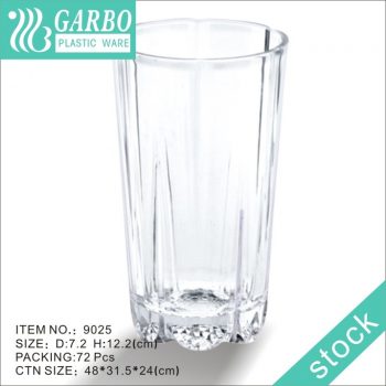 Wholesale transparent 10oz drinkware unbreakable juice tumbler polycarbonate