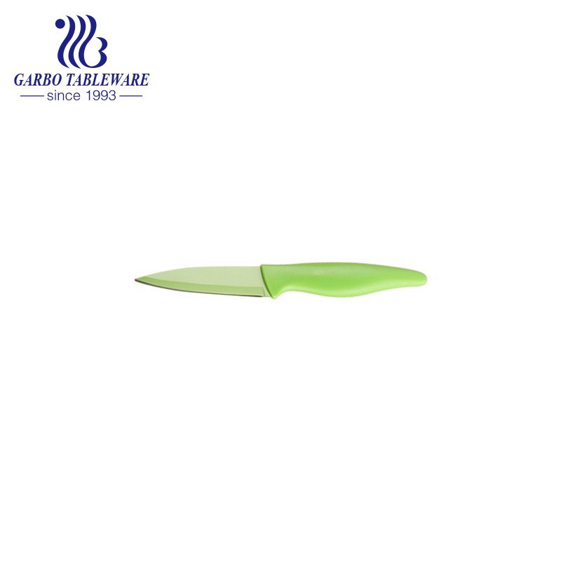 China Manufacturer Environmental-friendly Pending Kitchen Paring Knife With Wheat Straw Hand