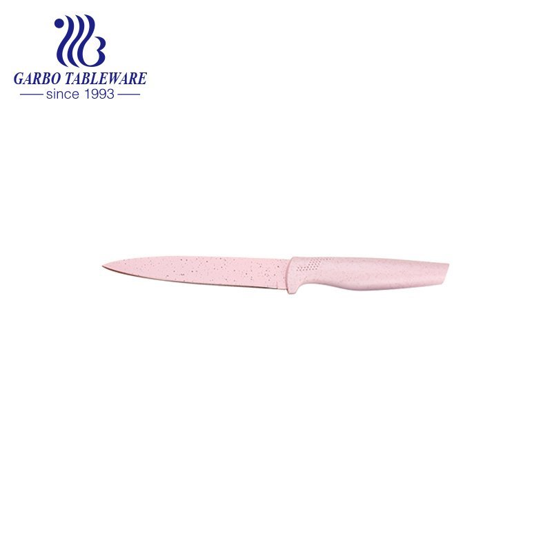 Customized Gift Box Modern Style Kitchen Knife 420 Stainless Steel Colorful Utility Knife