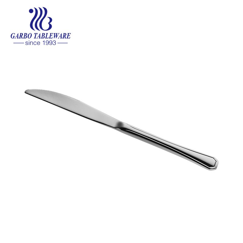 Premium Silver Stainless Steel Steak Knife for Restaurant Kitchen Home