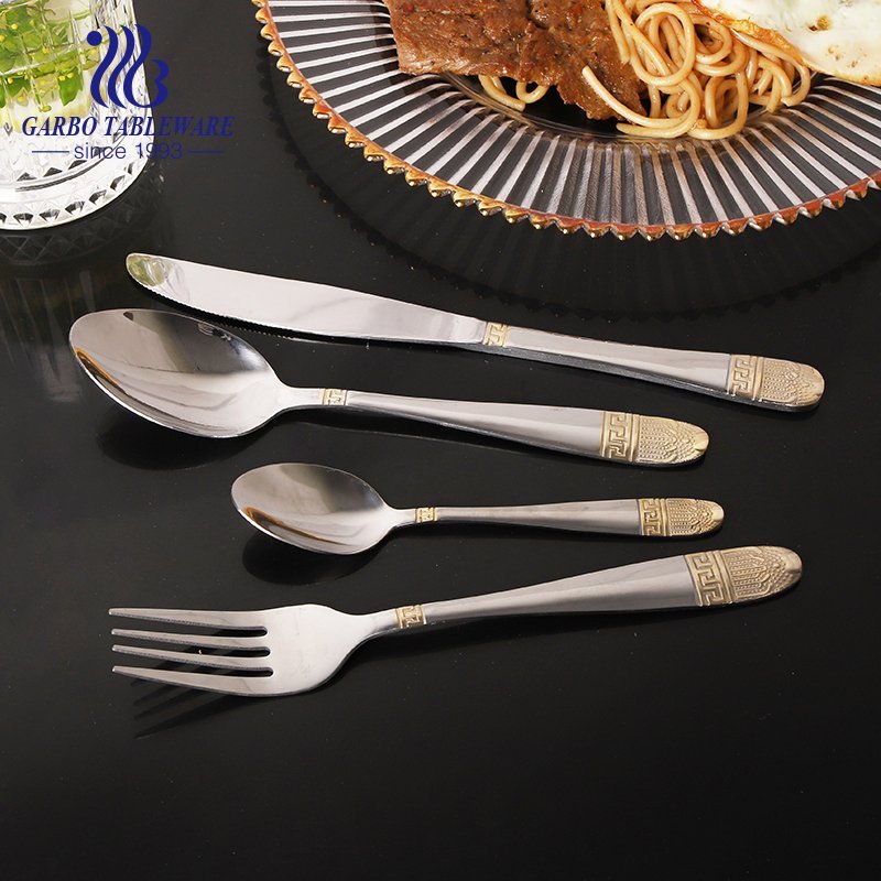 Middle East Hot Selling PVD Plating 18/2 Stainless Steel Dinner Knife