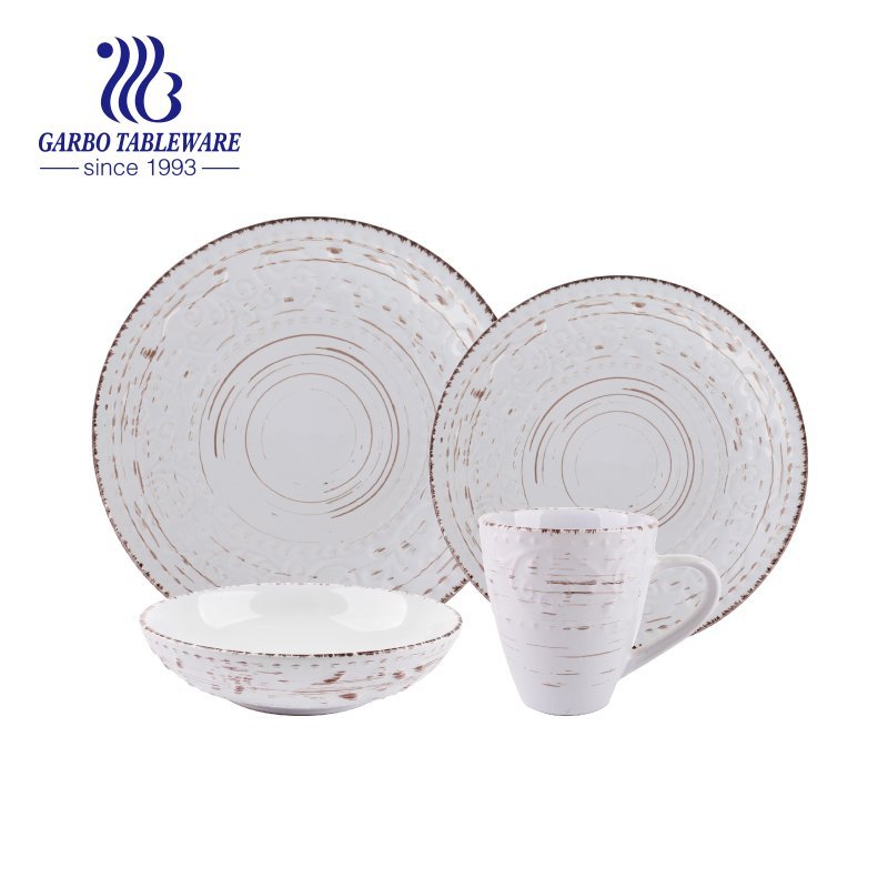 16pcs high fire porcelain dinner set