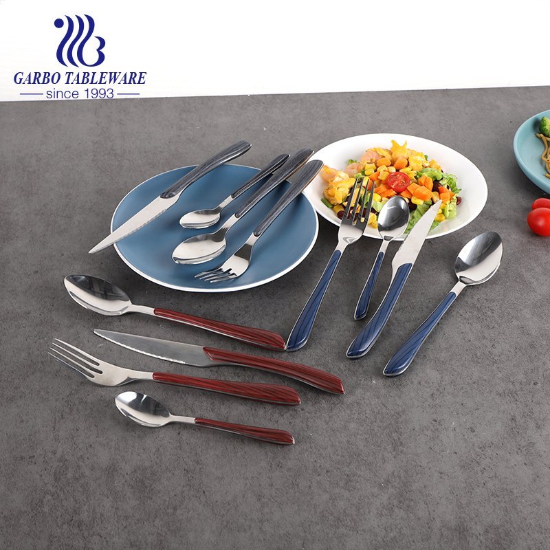 High-end worthbuy stainless steel fork service with ABS handle design for restaurant hotel and  family used