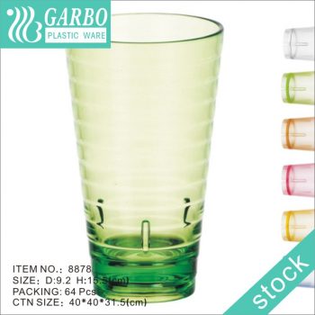 Promotion green 20oz drinking polycarbonate glass cup