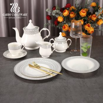 20pcs vintage horal new bone china dinner set