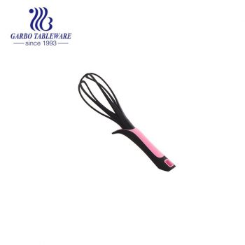 Heat Resistance Black color Nylon Whisksfor Cooking Durable Rubber Whisk