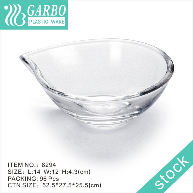 Strong clear plastic ice cream bowl for everyday use