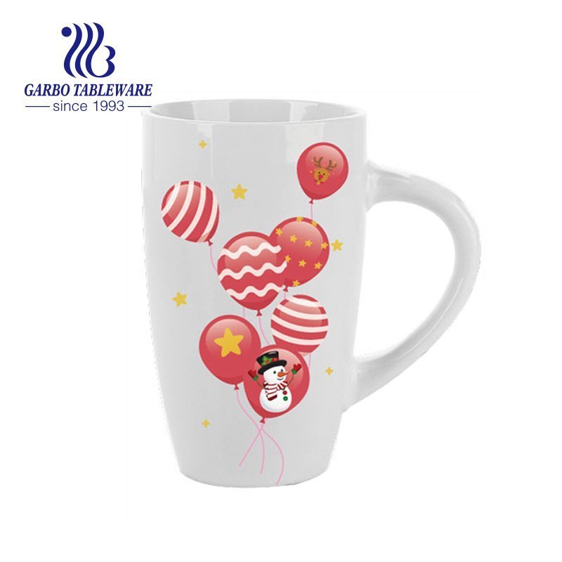 400ml drinking mug with tiger decal for wholesale