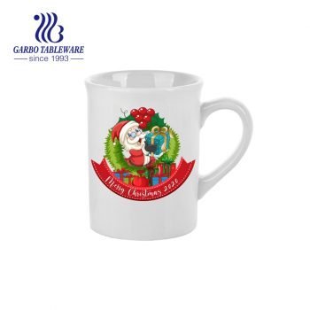 Wholesale large 15oz OEM Christmas design sublimated ceramic coffee mug