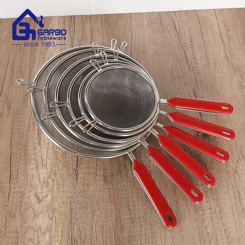 Small MOQ Superior Quality Kitchen Utensil Customized Logo Cooking Colander Set