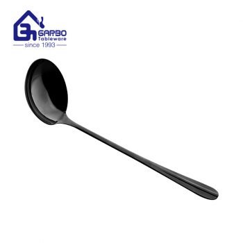 Kitchen Utensil 201 Stainless Steel Slotted Black Gold Soup Ladle Colander Slotted Spoon Set Skimmer Strainer