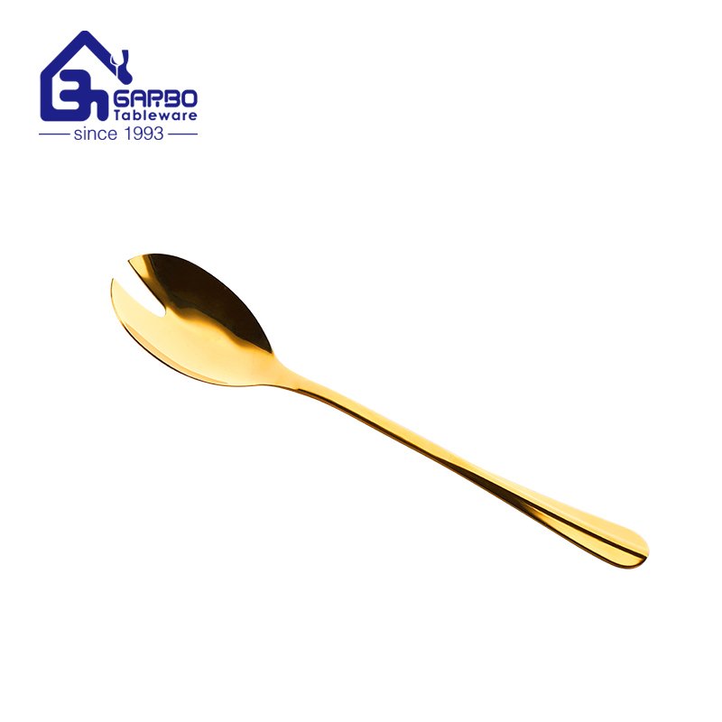 New Design 201ss PVD Golden Color Big Soup Ladle Kitchen Cooking Tool Serving Utensils