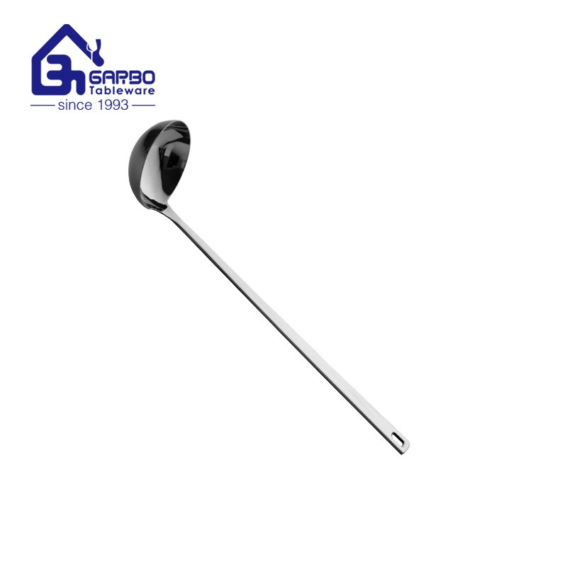 12 Inch Stainless Steel Ladle with Comfortable Grip  Soup Ladle with Long Handle from certified Chinese kitchen tools supplier